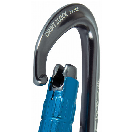 Карабін Camp Orbit 2Lock - Gun Metal / Blue