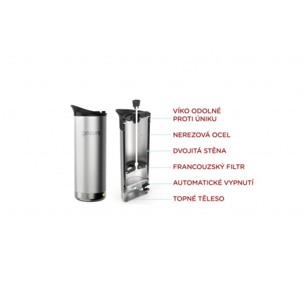 Термос GoSun Кавоварка Brew 12V і French Press
