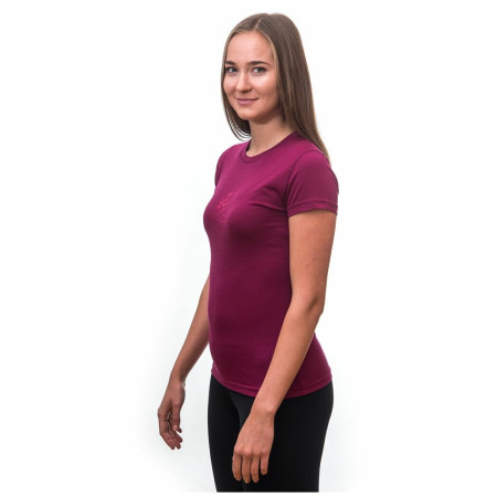 Жіноча футболка Sensor Merino Wool PT Orchidea