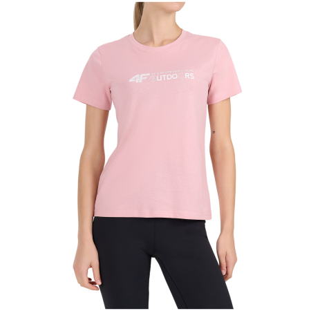 Жіноча футболка 4F Tshirt F3495 світло-рожевий Light Pink
