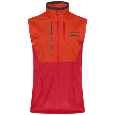 Жіноча жилетка Norrona senja aero90 Vest червоний Arednalin