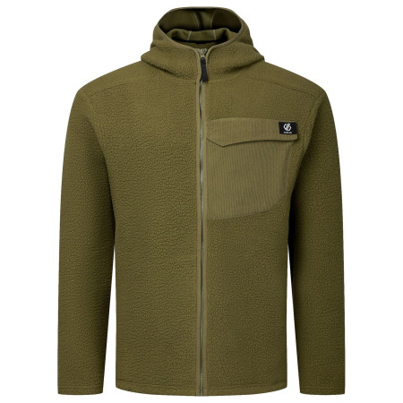 Чоловіча толстовка Dare 2b Firn Hooded Borg Fleece зелений MartiniOlive