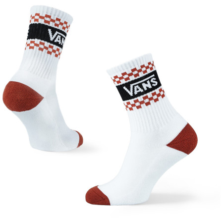 Жіночі шкарпетки Vans Wm Girl Gang Crew 6.5-10 1Pk білий/червоний