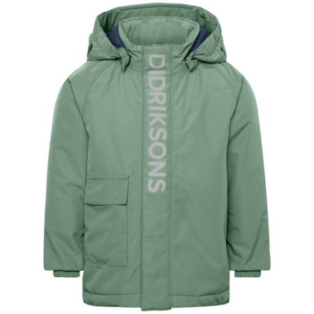 Дитяча зимова куртка Didriksons Talvi Kids Jkt 2 Dark Moss темно-зелений Dark Moss