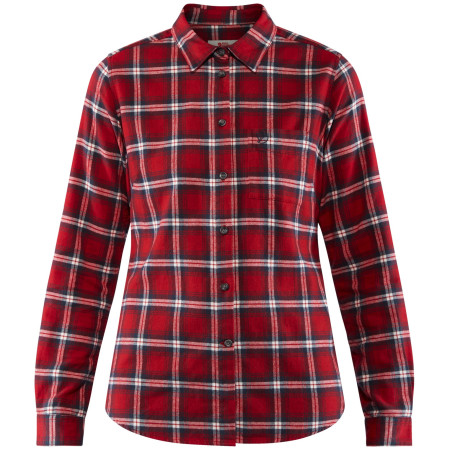 Жіноча сорочка Fjällräven Övik Flannel Shirt W червоний Deep Red