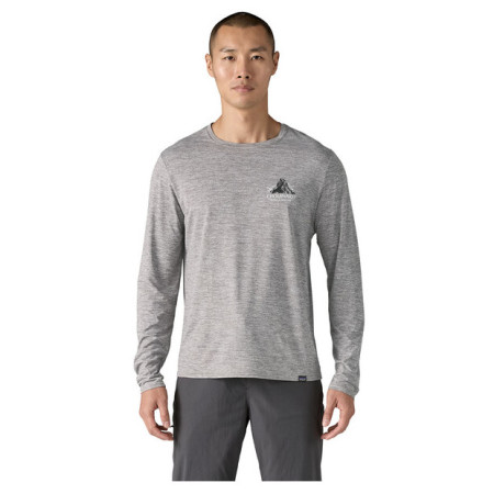 Чоловіча футболка Patagonia M's L/S Cap Cool Daily Graphic Shirt - Lands