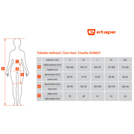 Жіночі велосипедні шорти Etape Claudia