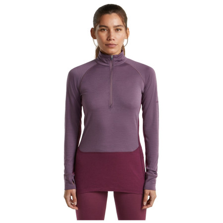 Жіноча функціональна футболка Icebreaker Women Mer 200 ZoneKnit LS Half Zip