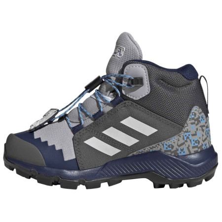 Дитячі черевики Adidas Terrex Mid Gtx Minecraft сірий Glogry/Greone/Grefiv