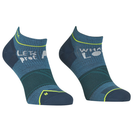 Чоловічі шкарпетки Ortovox Alpine Light Low Socks M синій mountain blue