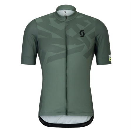 Чоловіча велофутболка Scott Jersey M's RC Endurance SS зелений/сірий tranquil green