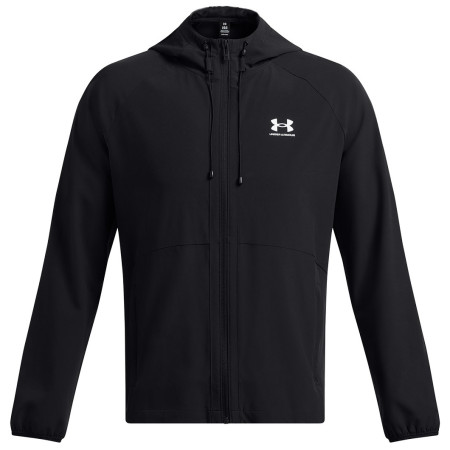 Чоловіча куртка Under Armour Vibe Woven Jacket чорний Black/White