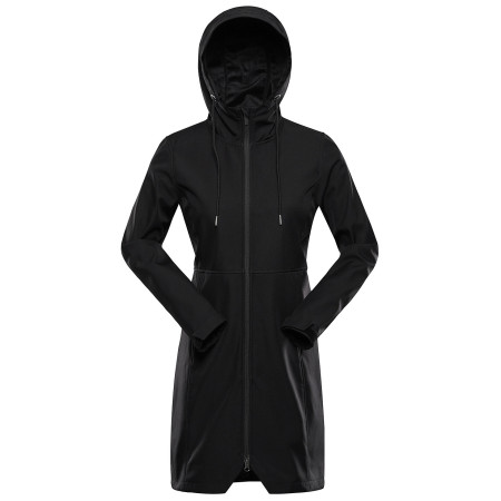 Жіноче софтшел-пальто Alpine Pro Ibora 2 чорний Black
