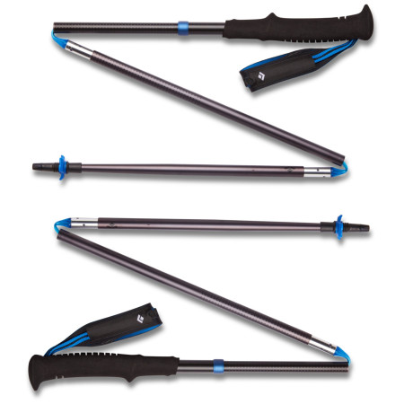 Трекінгові палиці Black Diamond Distance Z Poles чорний/синій Pewter