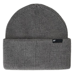 Шапка 4F Cap U652 сірий MIDDLE GREY MELANGE