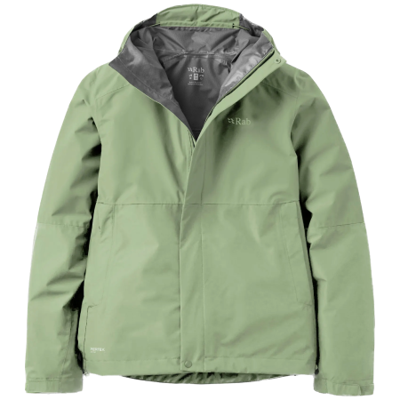 Жіноча куртка Rab Downpour Jacket Wmns зелений