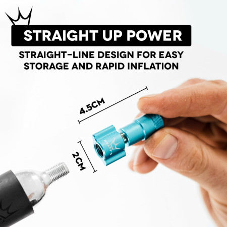 Насос Peaty´s Holeshot Co2 Pumpa + Bombičky 2 Ks - Road & Gravel