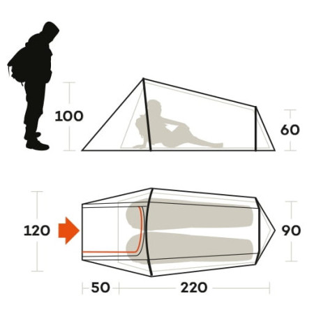Надлегкий намет Ferrino Sling 2
