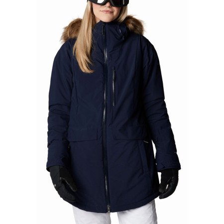 Жіноча гірськолижна куртка Columbia Mount Bindo™ II Insulated Jacket темно-синій DarkNocturnal