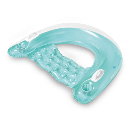 Надувне сидіння Intex Sit´n Float синій