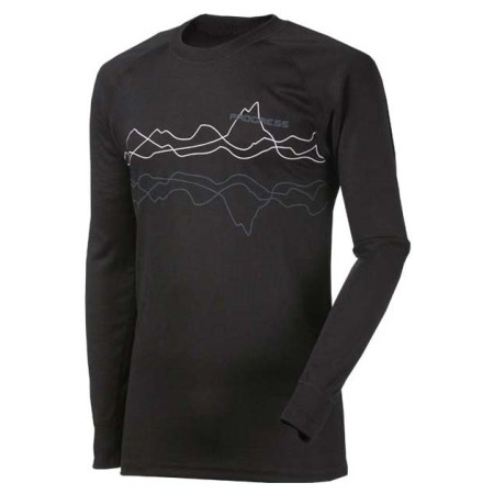 Чоловіча футболка Progress Triko NDR PRINT 1DP dl.r. чорний Black