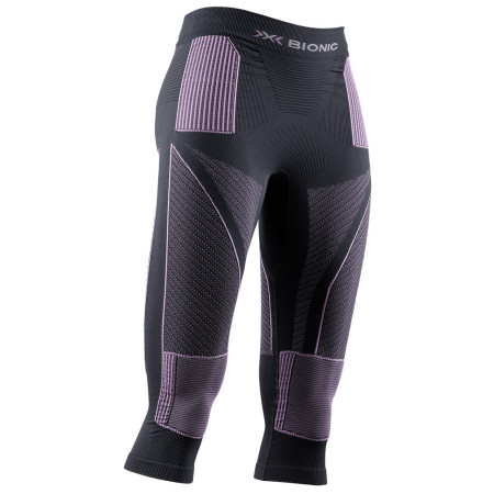 Жіноча функціональна нижня білизна X-Bionic Energy Accumulator 4.0 Pants 3/4 чорний/рожевий CHARCOAL/MAGNOLIA
