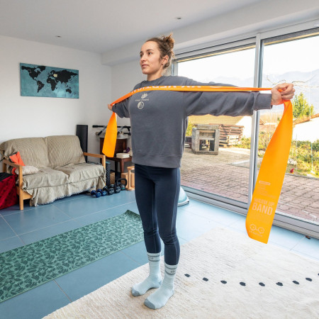 Гумова стрічка для посилення м'язів YY VERTICAL Warm Up Band Blue Medium