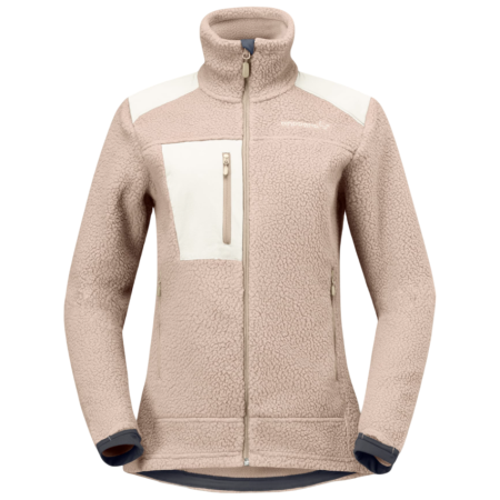 Жіноча толстовка Norrona trollveggen warm3 Jacket бежевий Winter Twig