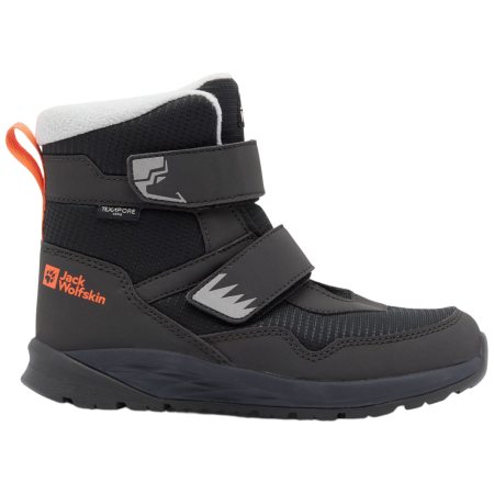Дитячі зимові черевики Jack Wolfskin Polar Bear-B Texapore Mid Vc K - Phantom чорний phantom
