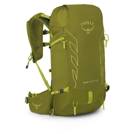 Туристичний рюкзак Osprey Talon Velocity 20 зелений matcha green/lemongrass