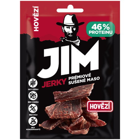 М’ясо сушене Jim Jerky Jerky hovězí 23 g