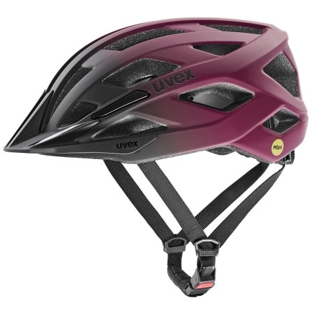 Велошолом Uvex I-Vo 2 Mips фіолетовий/чорний cranberry - black matt