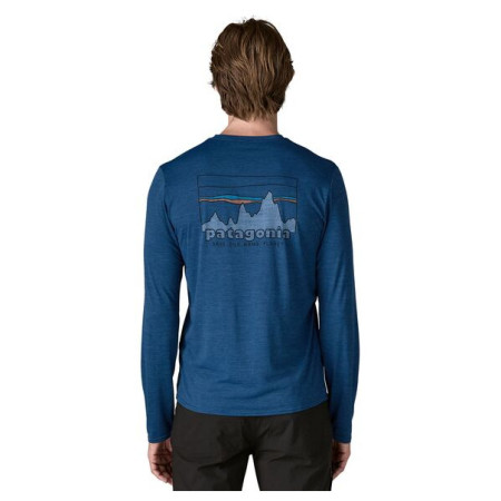 Чоловіча футболка Patagonia M's L/S Cap Cool Daily Graphic Shirt