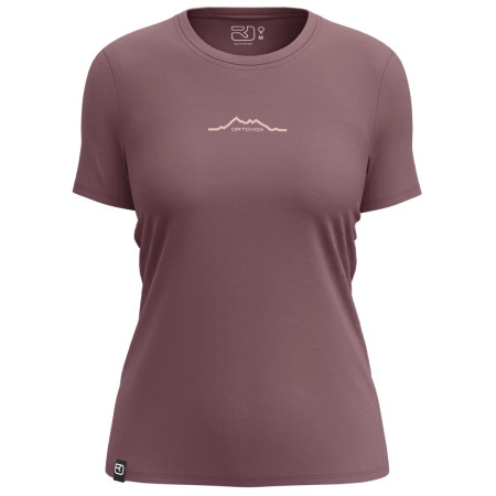 Жіноча футболка Ortovox 150 Cool Mountain T-Shirt темно-фіолетовий/рожевий Chestnut