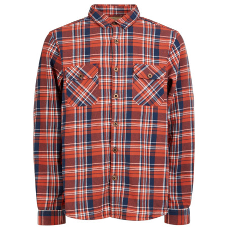 Чоловіча сорочка Fundango Roddy Lined Shirt червоний blood