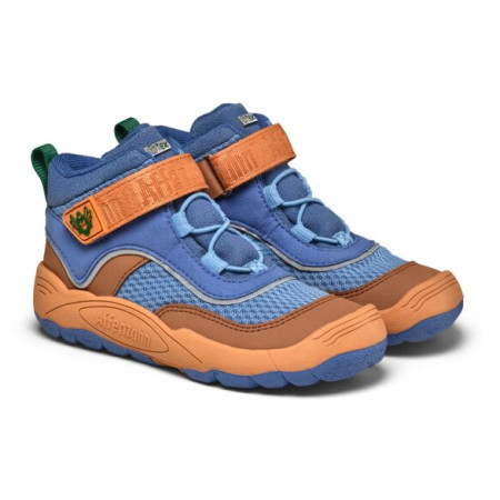 Dětské barefoot boty Affenzahn Low Boot Vegan Explory Bird of Paradise синій/помаранчевий Bird of Paradise