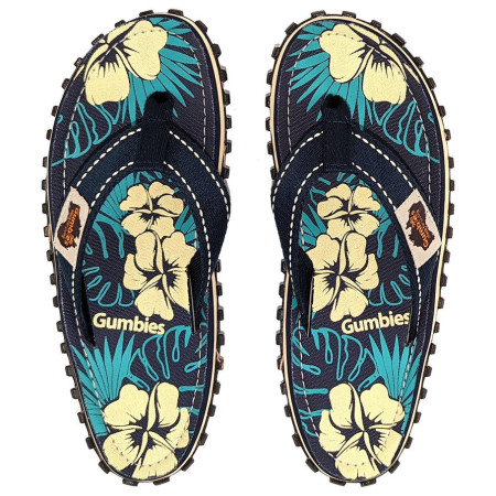 Шльопки Gumbies Islander Blue Hibiscus синій