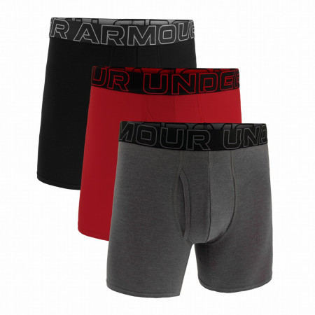 Чоловічі боксери Under Armour M UA Perf Cotton 6in сірий/чорний GRY