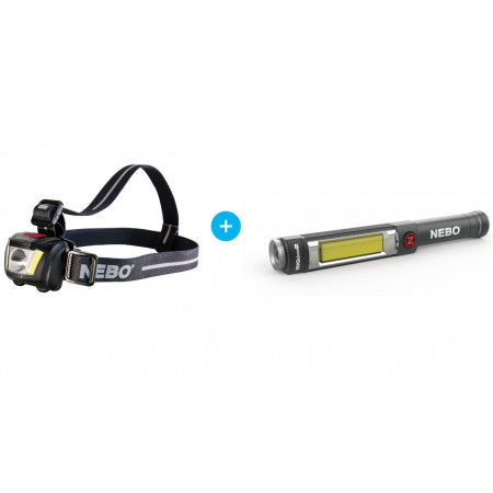Лампа NEBO Big Larry 2 + Duo Headlamp
