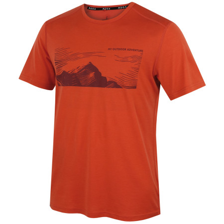 Чоловіча футболка MOOA Merino Lyolite Highlander 150 Short помаранчевий burnt orange