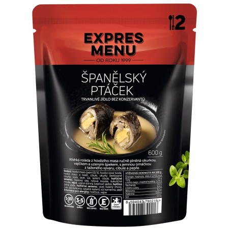 Готова їжа Expres menu Крученики з яловичини з яйцем, огірком та салом 600 г