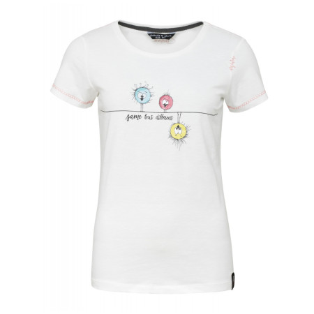 Жіноча футболка Chillaz Gandia Same But Diffrent білий