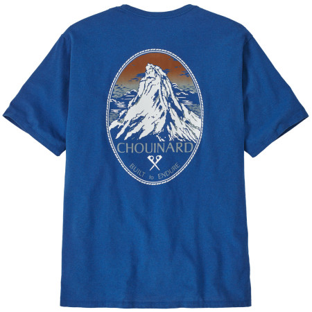 Чоловіча футболка Patagonia M's Chouinard Crest Pocket Responsibili-Tee синій Endless Blue