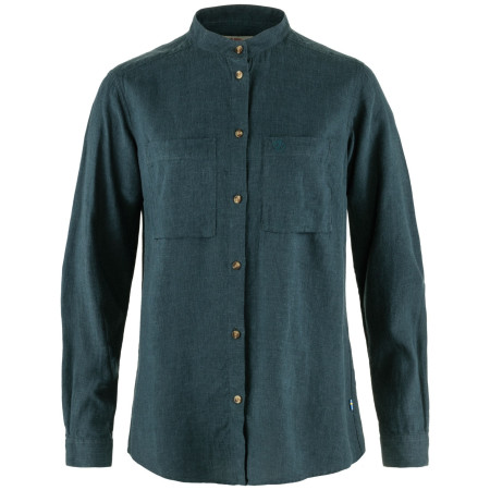 Жіноча сорочка Fjällräven Övik Hemp Shirt LS W темно-синій