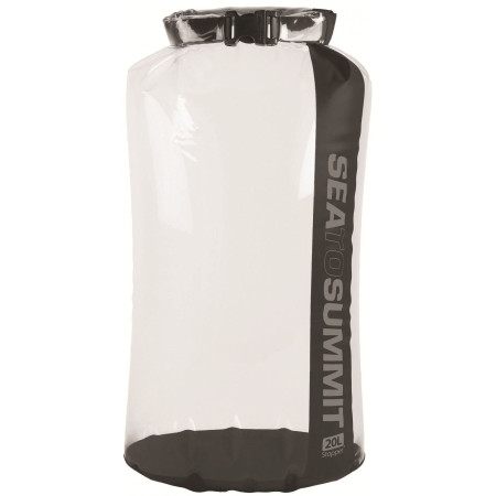 Voděodolný vak Sea to Summit Stopper Clear Dry Bag 20L černá black