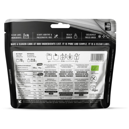 Дегідрована їжа Lyo food Apple & Cinnamon Porridge