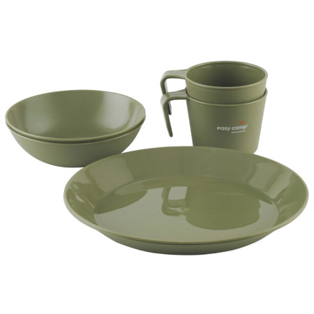 Кемпінговий набір для 2 осіб Easy Camp Moss 2 Dine Set зелений