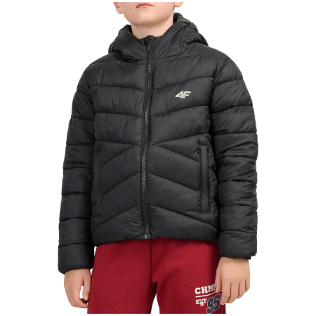 Зимова куртка для хлопчика 4F Down Jacket M0913 Deep Black чорний Deep Black