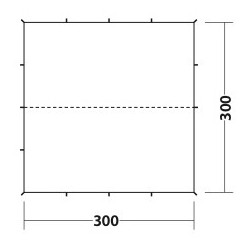 Брезент Robens Tarp 3 x 3 m Exp