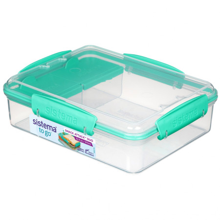 Ланч-бокс Sistema Snack Attack Duo 975ml